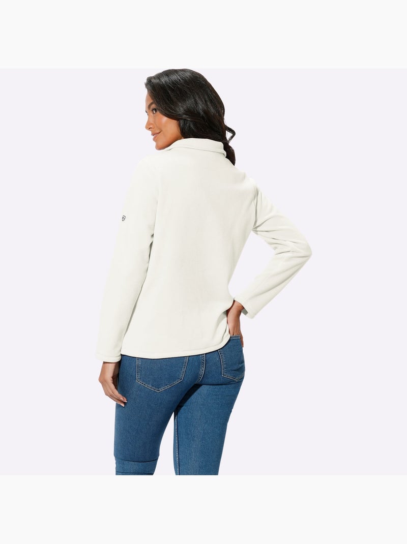 Sweat polaire qualité polaire douce - taille standard - witt Ecru - Kiabi