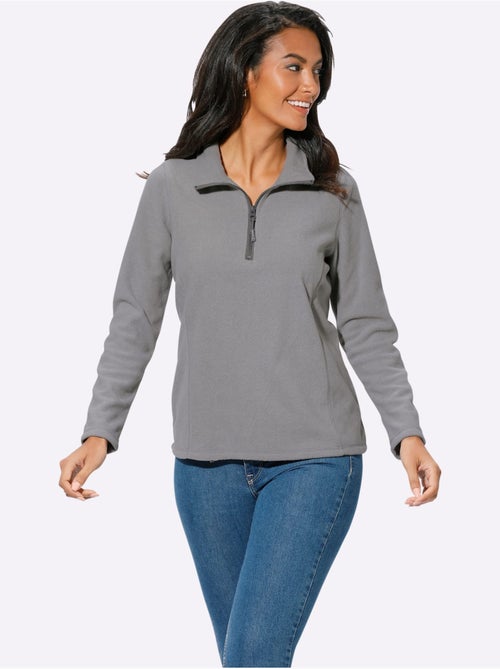 Sweat polaire qualité polaire douce - taille standard - witt - Kiabi Sweat polaire qualité polaire douce - taille standard - witt - Kiabi