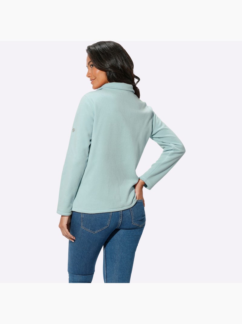 Sweat polaire qualité polaire douce - taille standard - witt Menthe - Kiabi