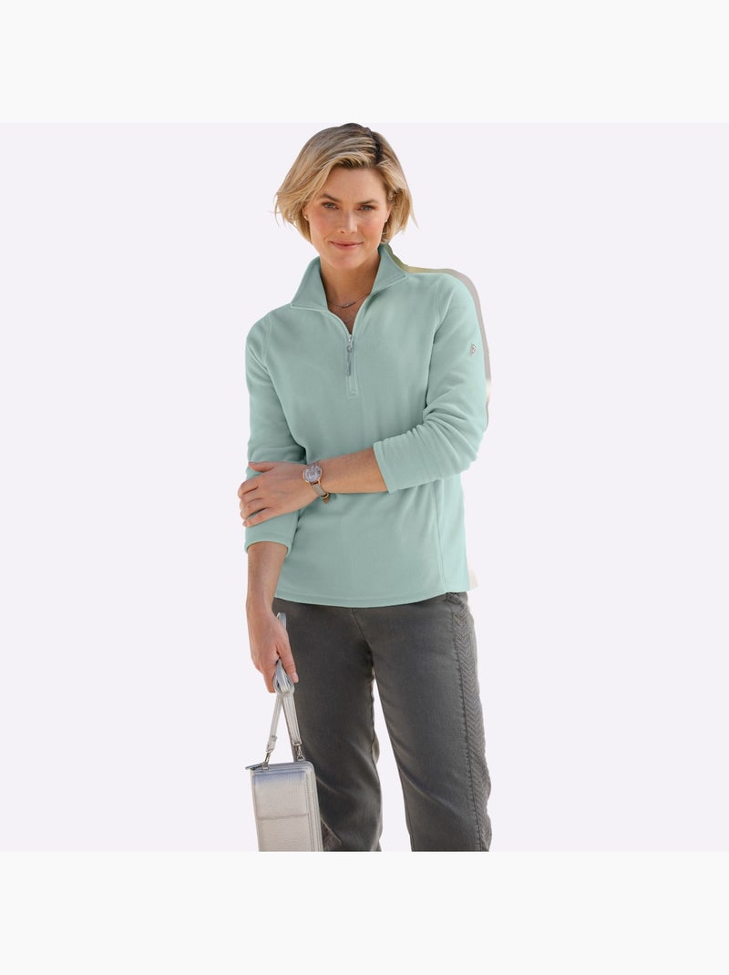 Sweat polaire qualité polaire douce - taille standard - witt Menthe - Kiabi