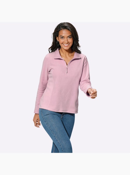 Sweat polaire qualité polaire douce - taille standard - witt - Kiabi Sweat polaire qualité polaire douce - taille standard - witt - Kiabi