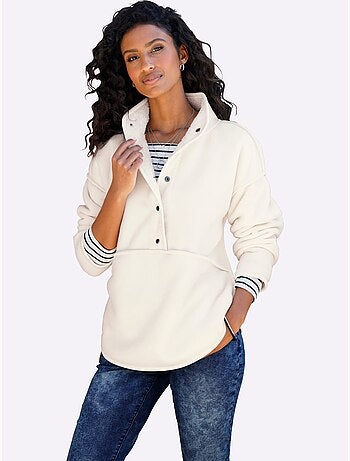 Sweat Polaire réversible doublure douce - taille standard - helline