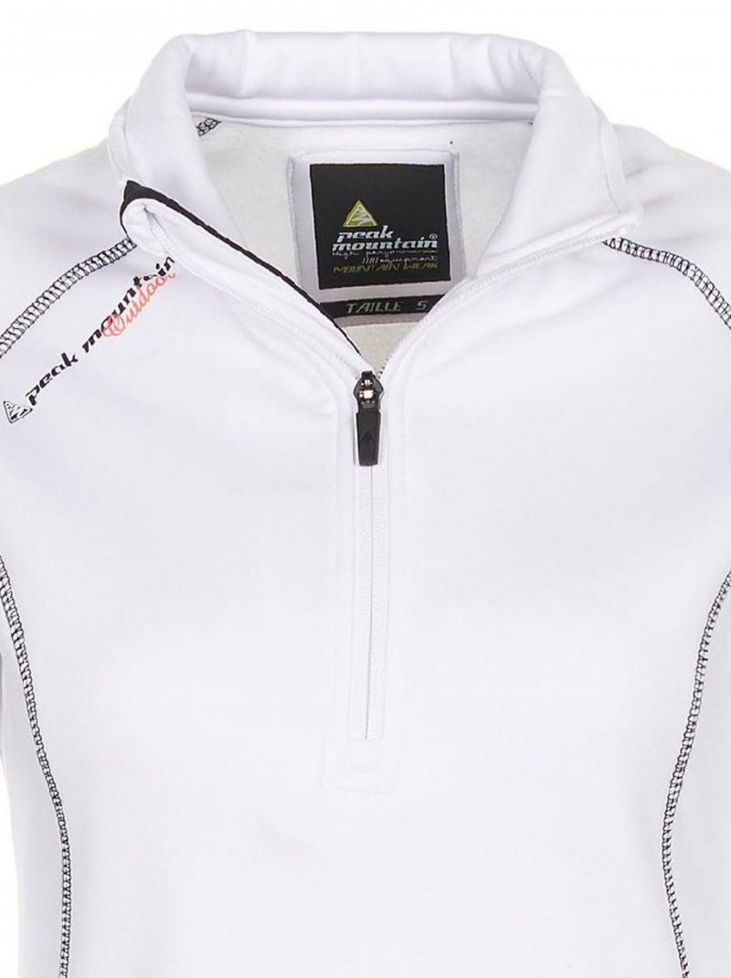 Sweat polarshell   ACERUN - PEAK MOUNTAIN Blanc - Kiabi