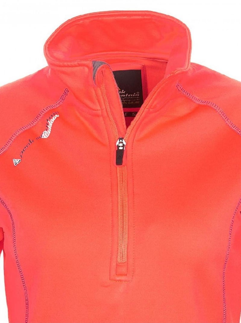 Sweat polarshell   ACERUN - PEAK MOUNTAIN Orange - Kiabi