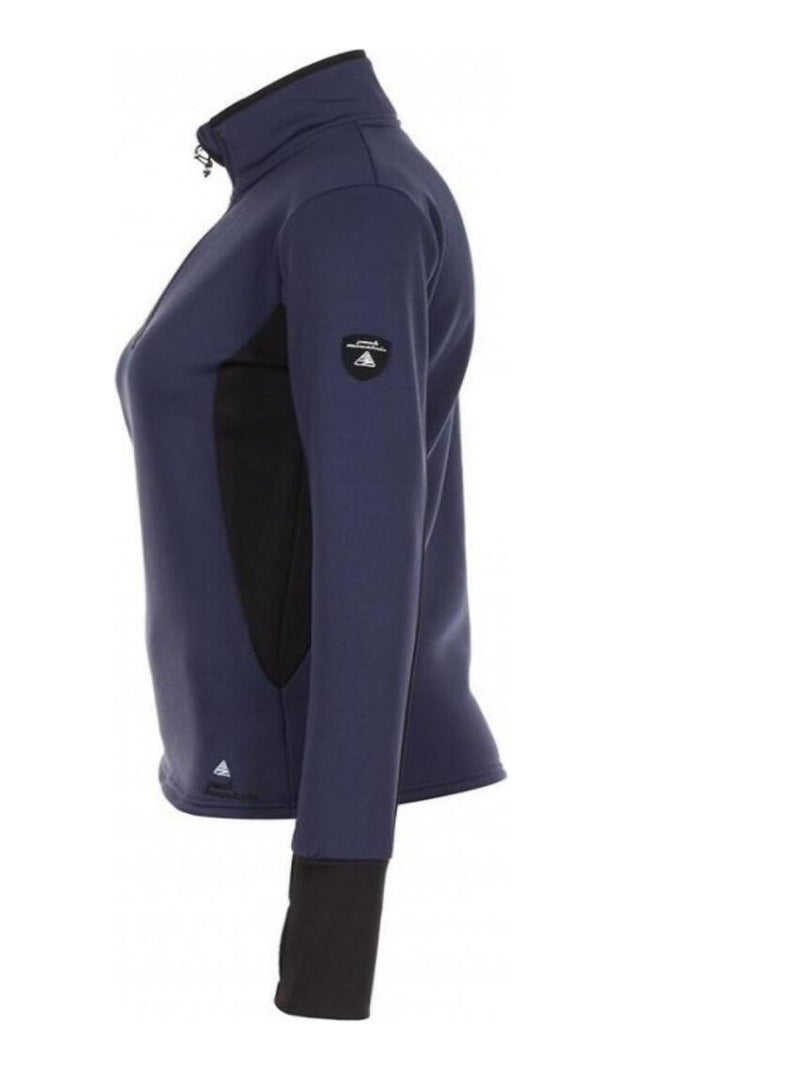 Sweat polarshell   AMALFI - PEAK MOUNTAIN Bleu marine - Kiabi