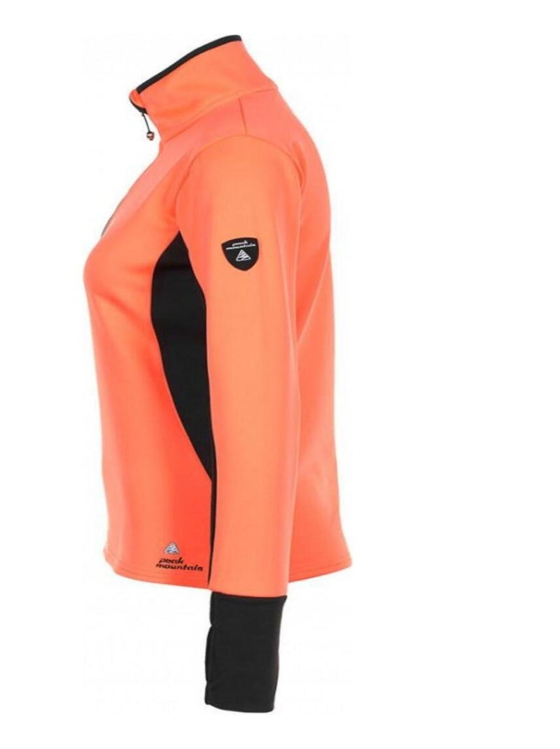 Sweat polarshell   AMALFI - PEAK MOUNTAIN Orange - Kiabi