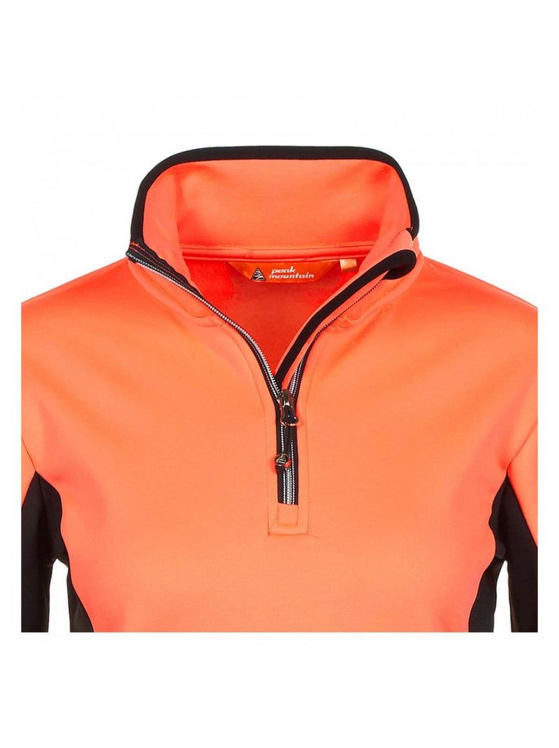 Sweat polarshell   AMALFI - PEAK MOUNTAIN Orange - Kiabi