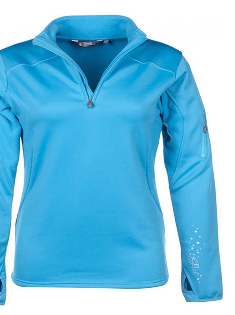 Sweat polarshell femme ANY Bleu - Kiabi