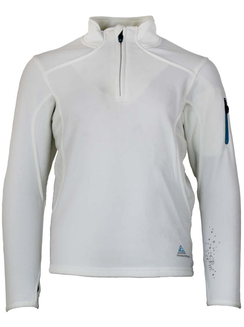 Sweat polarshell fille FANY - PEAK MOUNTAIN Blanc - Kiabi