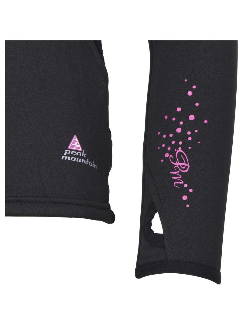 Sweat polarshell fille FANY - PEAK MOUNTAIN Noir Noir - Kiabi