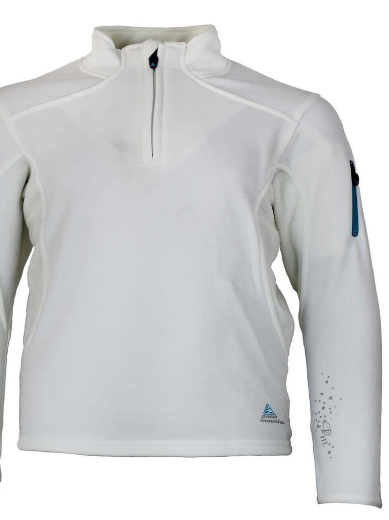 Sweat polarshell fille GANY - PEAK MOUNTAIN Blanc - Kiabi