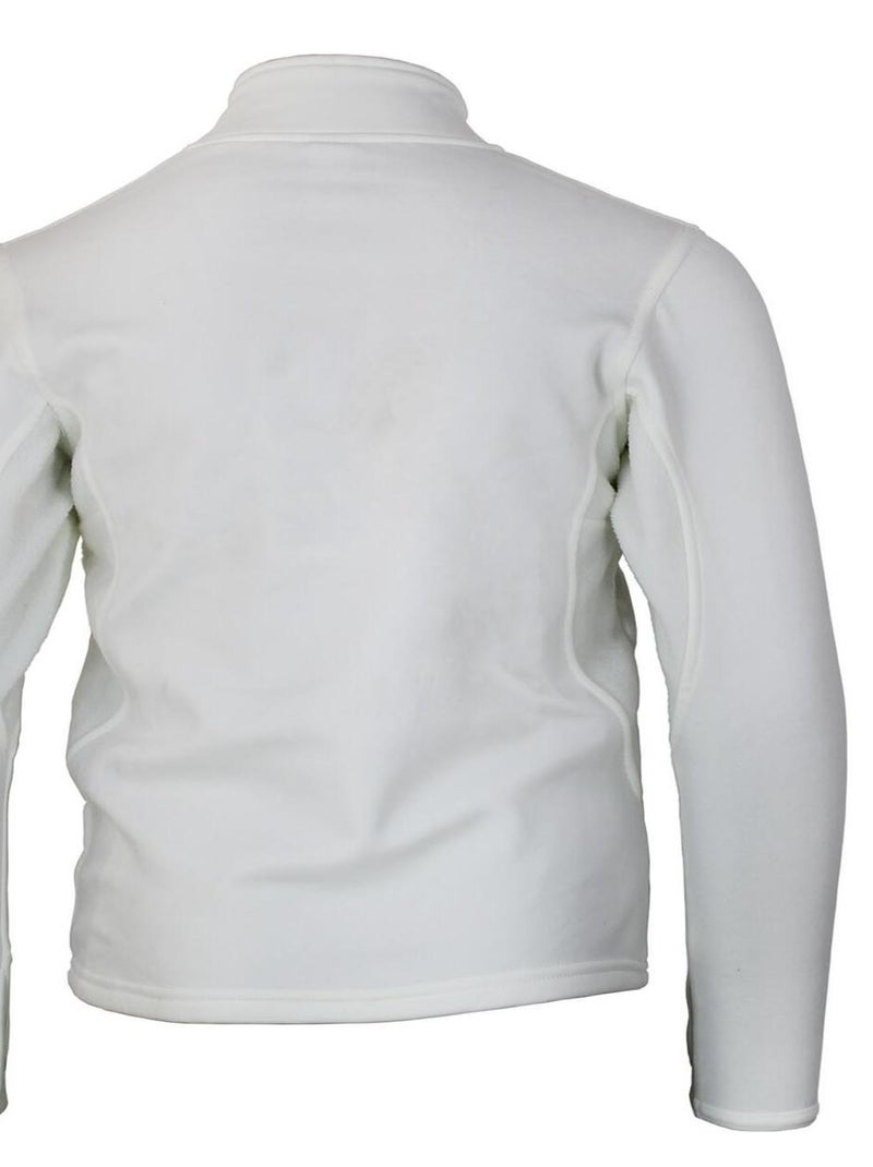 Sweat polarshell fille GANY - PEAK MOUNTAIN Blanc - Kiabi