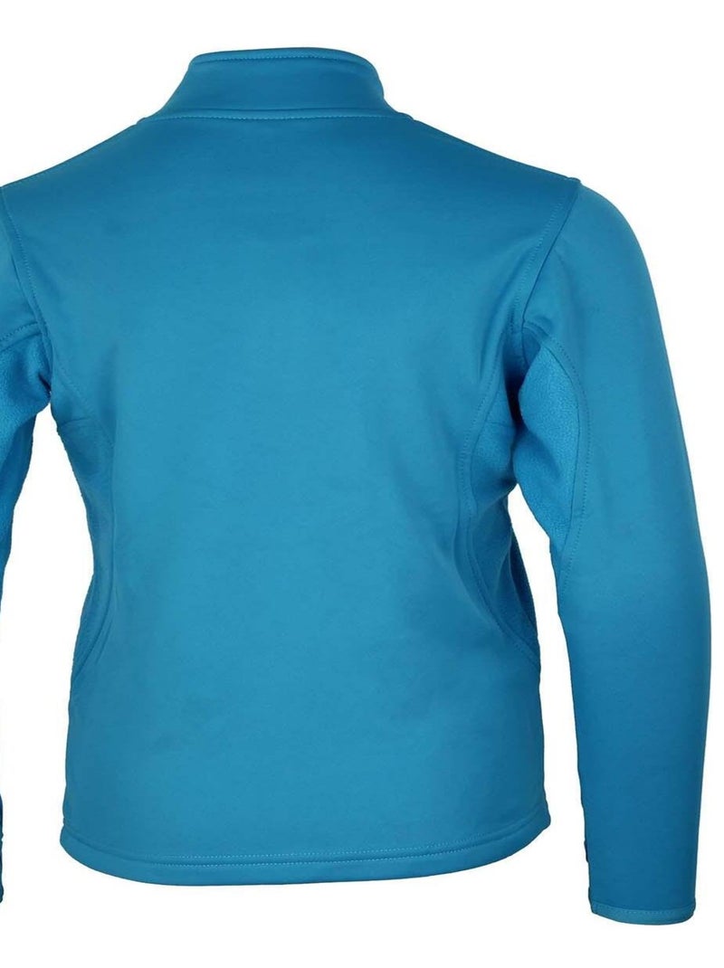 Sweat polarshell fille GANY - PEAK MOUNTAIN Bleu - Kiabi