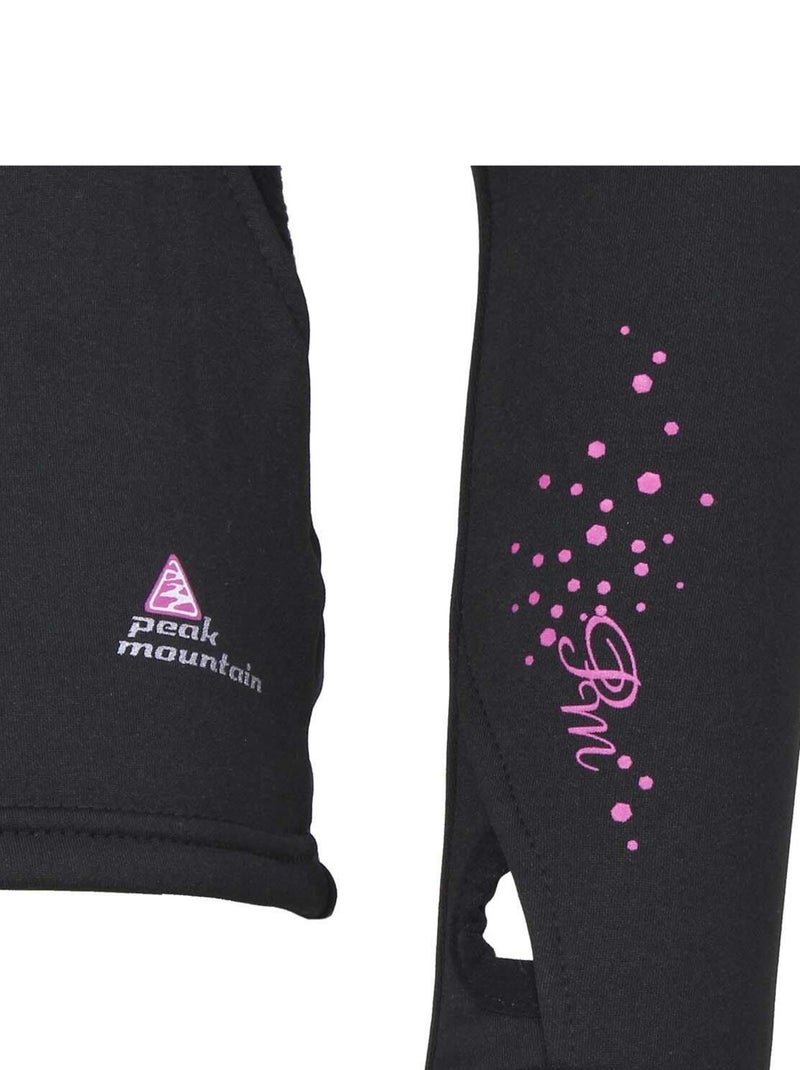 Sweat polarshell fille GANY - PEAK MOUNTAIN Noir Noir - Kiabi