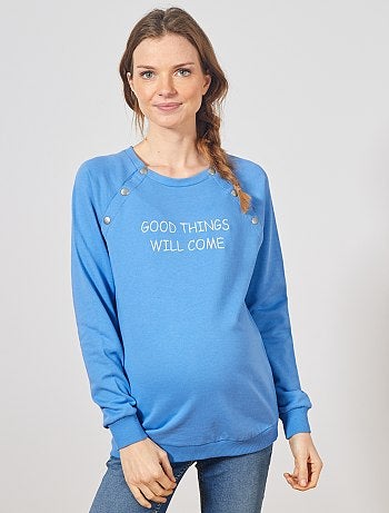 Sweat pour allaitement - Kiabi