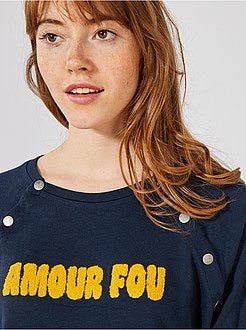 Sweat pour allaitement - Kiabi