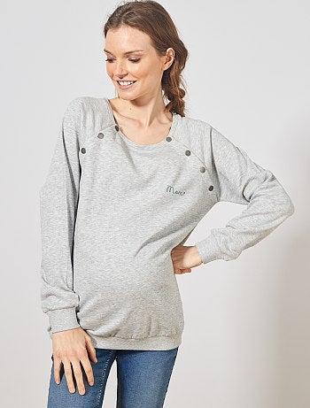 Sweat pour allaitement - Kiabi