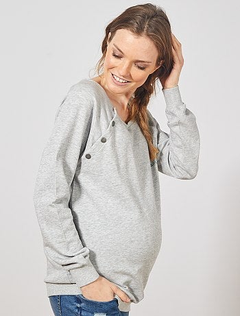 Sweat pour allaitement - Kiabi