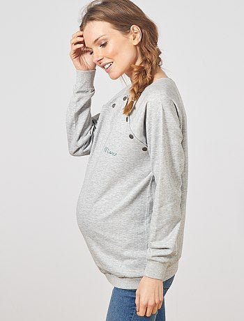 Sweat pour allaitement - Kiabi