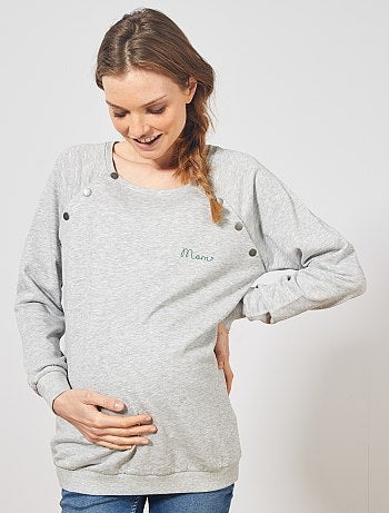 Sweat pour allaitement - Kiabi