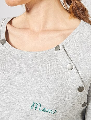 Sweat pour allaitement - Kiabi