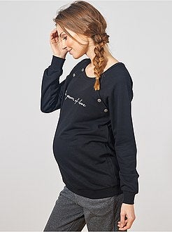 Sweat pour allaitement - Kiabi