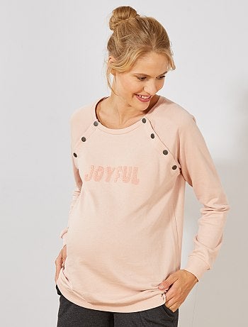 Sweat pour allaitement - Kiabi