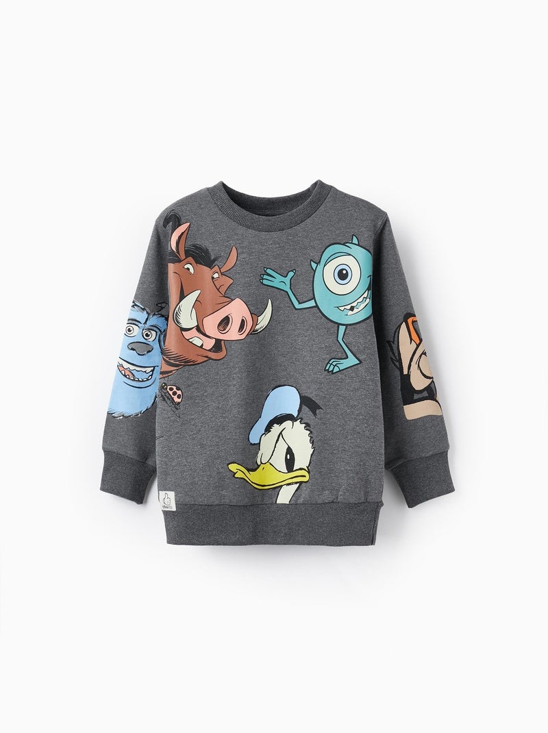 Sweat pour garçon 'Disney 100 Ans'   DISNEY Gris foncé - Kiabi