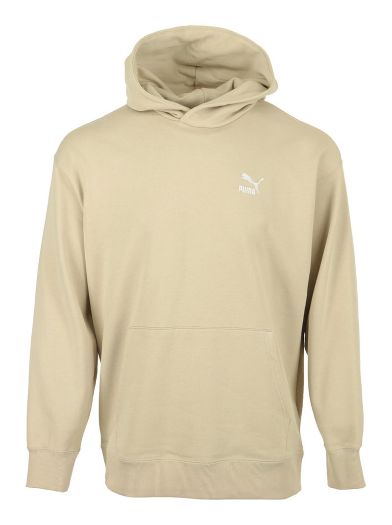 Sweat PUMA Classics Relaxed Hoodie Beige - Kiabi