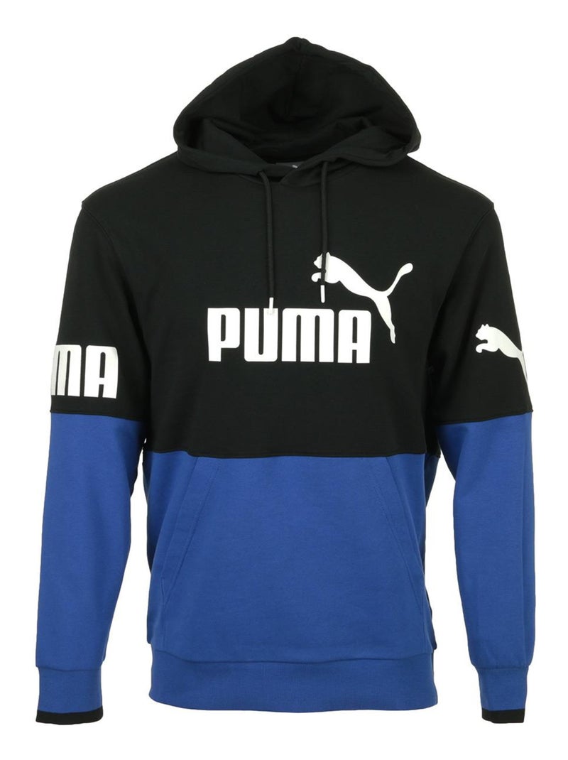 Sweat PUMA Power Colorblock Hoodie Noir - Kiabi