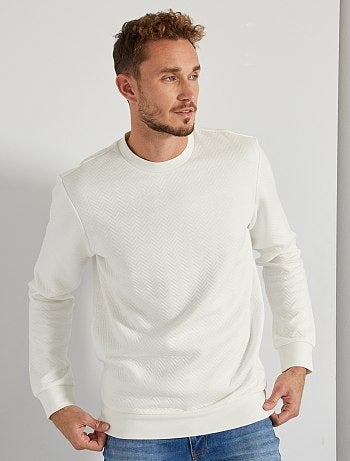 Sweat quilté motif chevrons +1m90