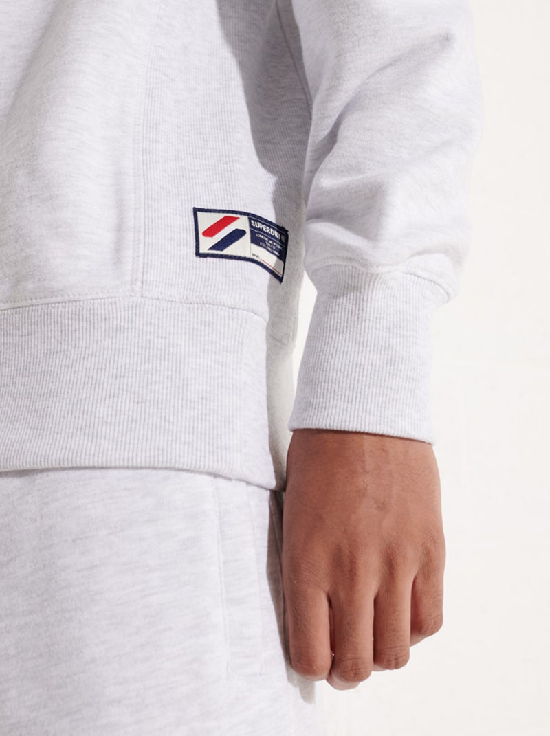 Sweat Ras-du-cou Sportstyle Essential Superdry Blanc - Kiabi