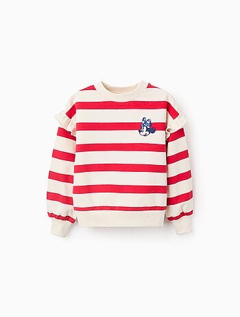 Sweat Rayé à Volants Minnie