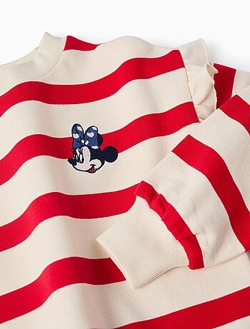 Sweat Rayé à Volants Minnie
