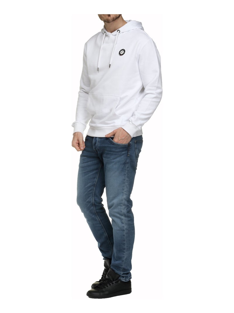 Sweat Redskins à capuche Blanc - Kiabi