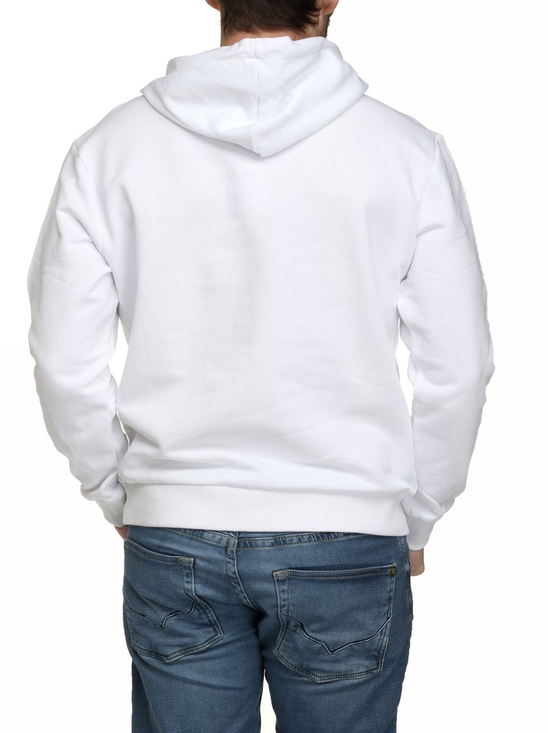 Sweat Redskins à capuche Blanc - Kiabi