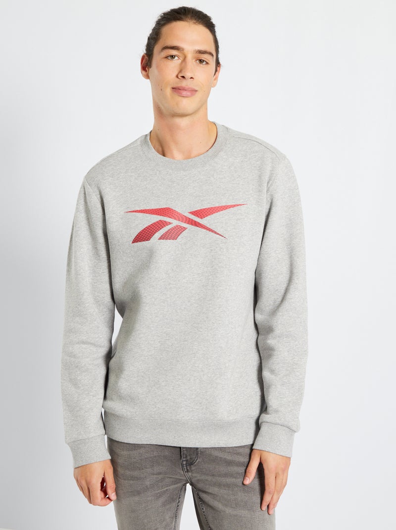 Sweat 'Reebok' en molleton Gris - Kiabi