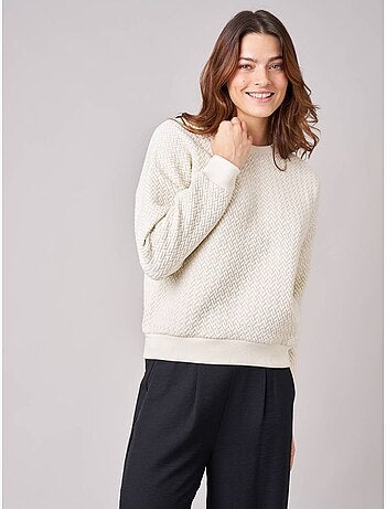 Sweat regular femme molletonné 'Deeluxe'