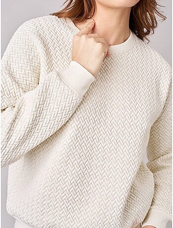 Sweat regular femme molletonné 'Deeluxe'