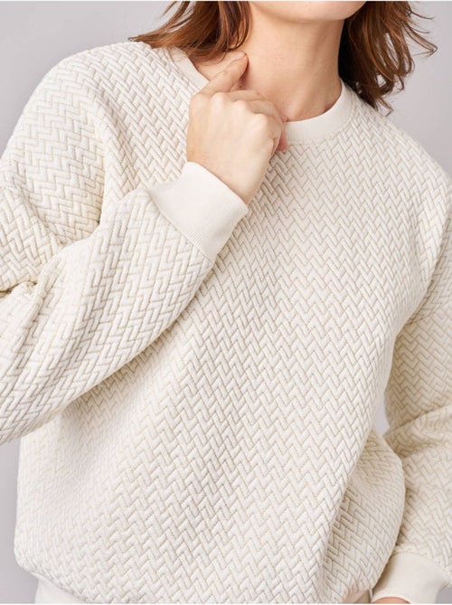 Sweat regular femme molletonné 'Deeluxe' - Kiabi Sweat regular femme molletonné 'Deeluxe' - Kiabi