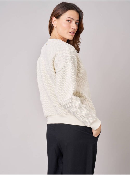 Sweat regular femme molletonné 'Deeluxe' - Kiabi Sweat regular femme molletonné 'Deeluxe' - Kiabi