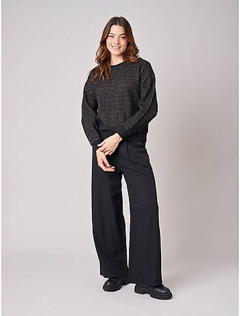 Sweat regular femme molletonné 'Deeluxe'