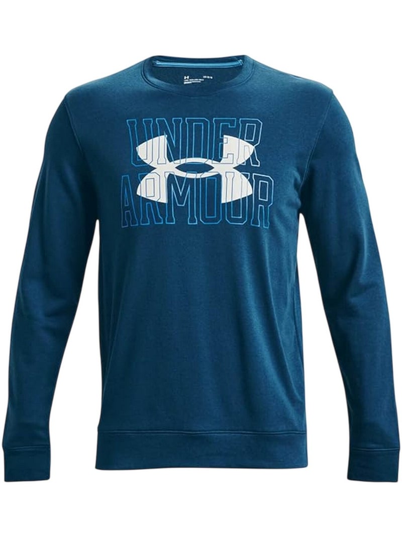 Sweat rival terry - sous armure Bleu - Kiabi