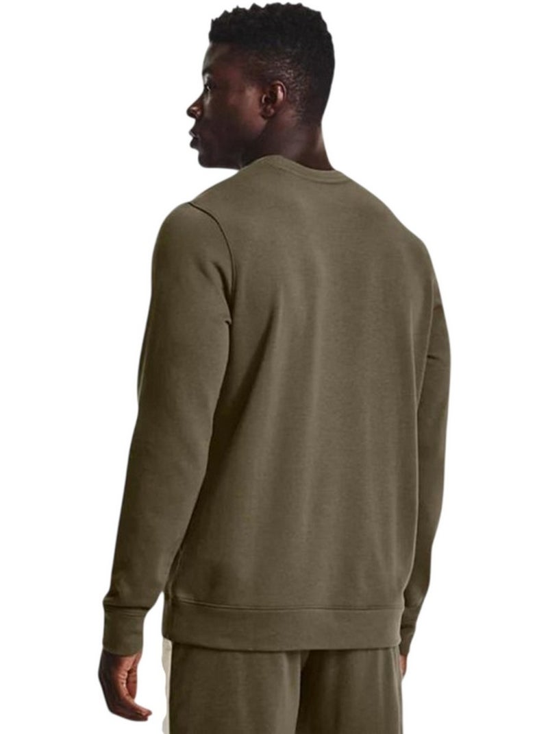 Sweat rival terry - sous armure Vert - Kiabi