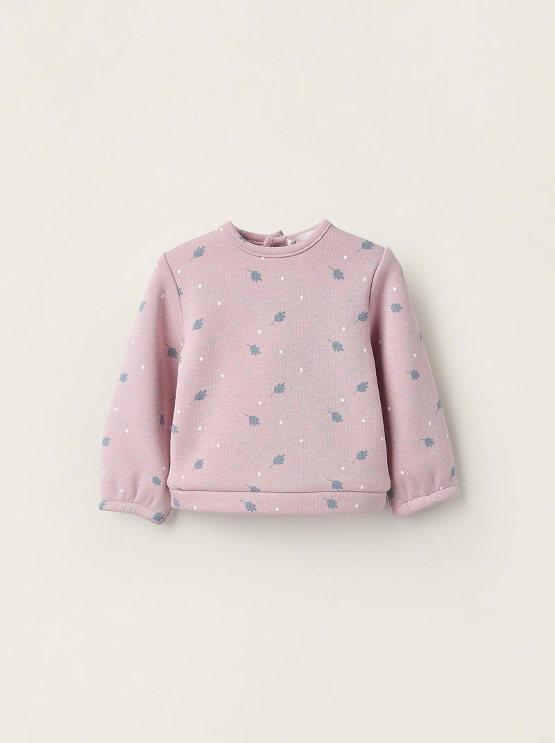 Sweat rose pour nouveau-née manches longues Beavers`s Colorado Secret Rose - Kiabi