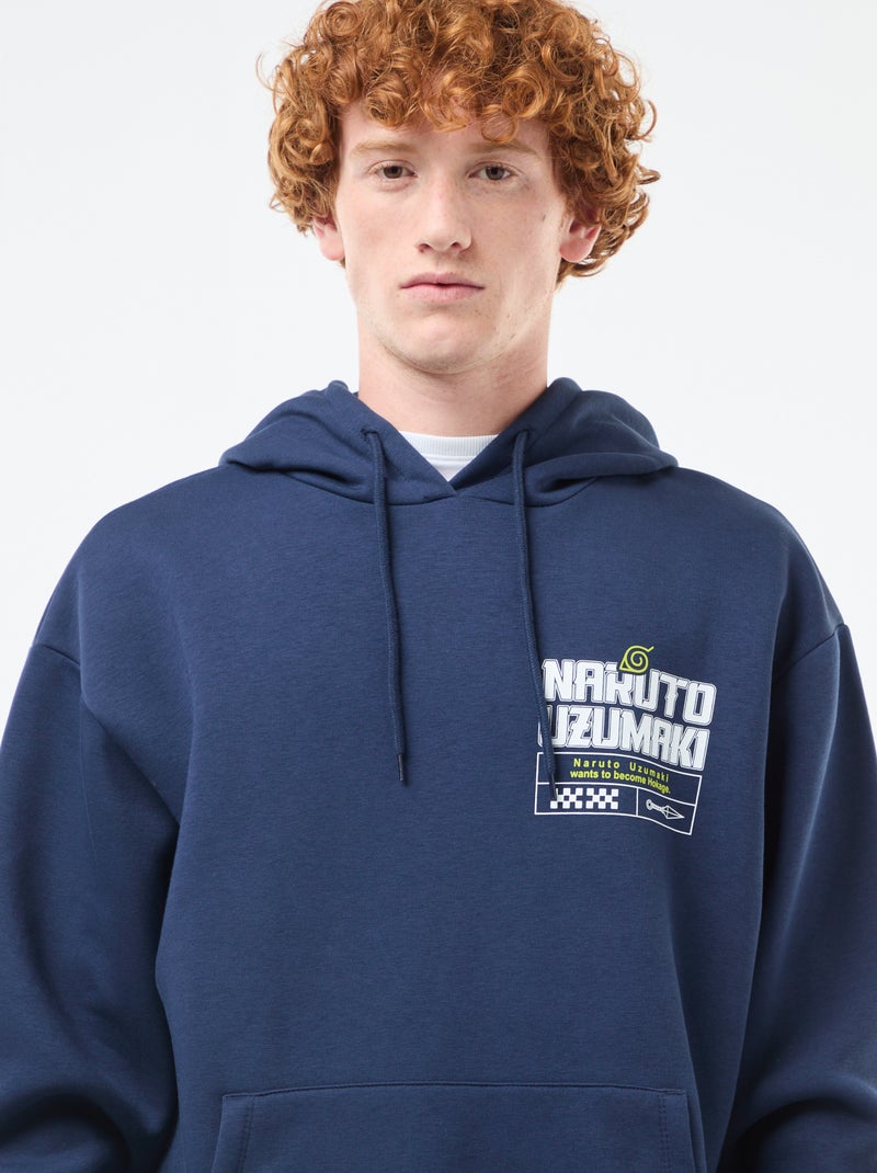 Sweat 'Sahinler'  'Naruto' en coton Bleu - Kiabi