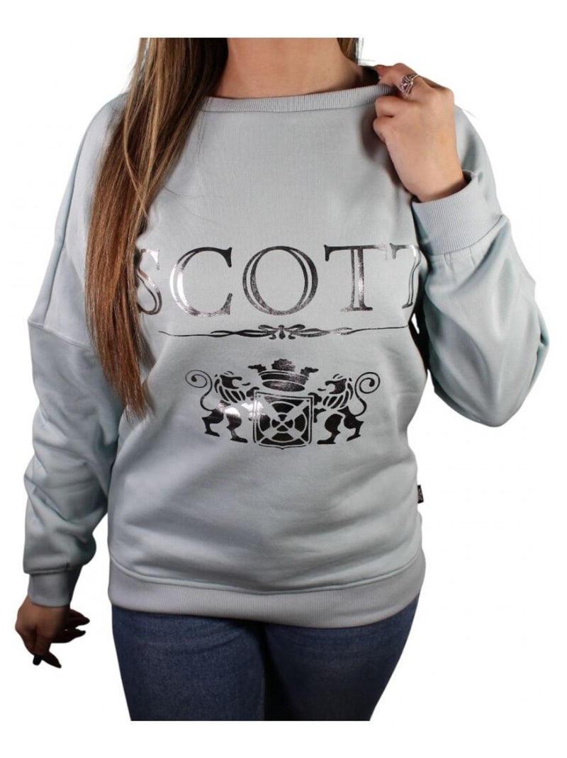 Sweat Scott femme Argent - Kiabi