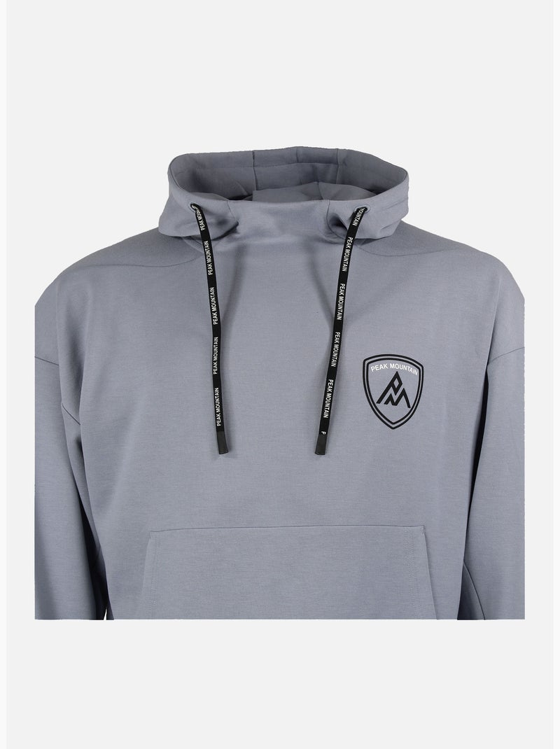 SWEAT SCUBA A CAPUCHE CARIS HOMME - PEAK MOUNTAIN Gris perle - Kiabi