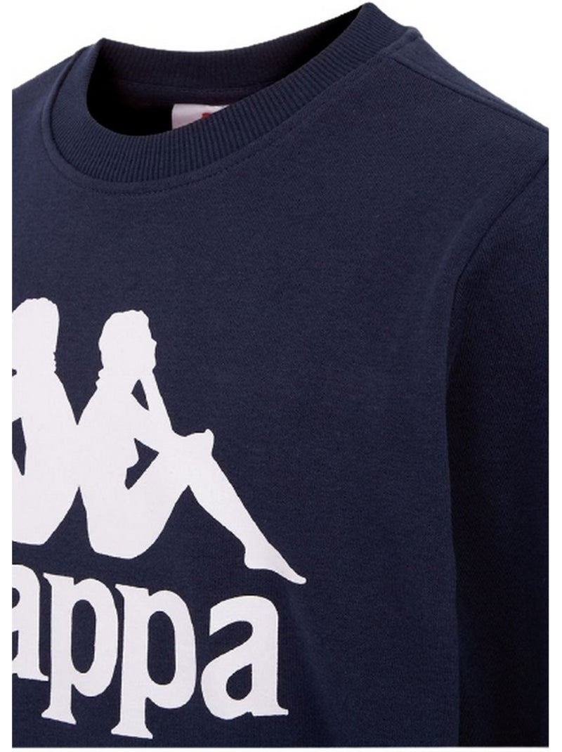 Sweat sertum - kappa Bleu foncé - Kiabi