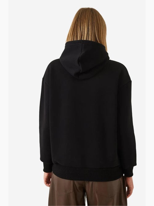 Sweat-shirt à capuche à triple fil brossé et imprimé cœur lucci - Kiabi Sweat-shirt à capuche à triple fil brossé et imprimé cœur lucci - Kiabi
